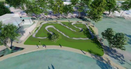 Pump Track Perspective View